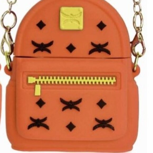 3D BAG AIRPODS CASE  KEYCHAIN METAL STRAP DESIGNED F APPLE AIRPOD - Picture 1 of 9